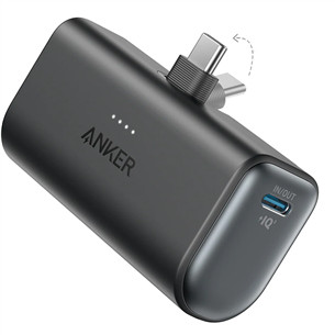 Anker Nano Power Bank, 22,5 W, 5000 mAh, black stone - Power bank A1653H11