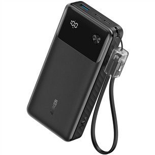 Anker Power Bank Powercore, 30 W, 20000 mAh, melna - Portatīvais barošanas avots A1384G11