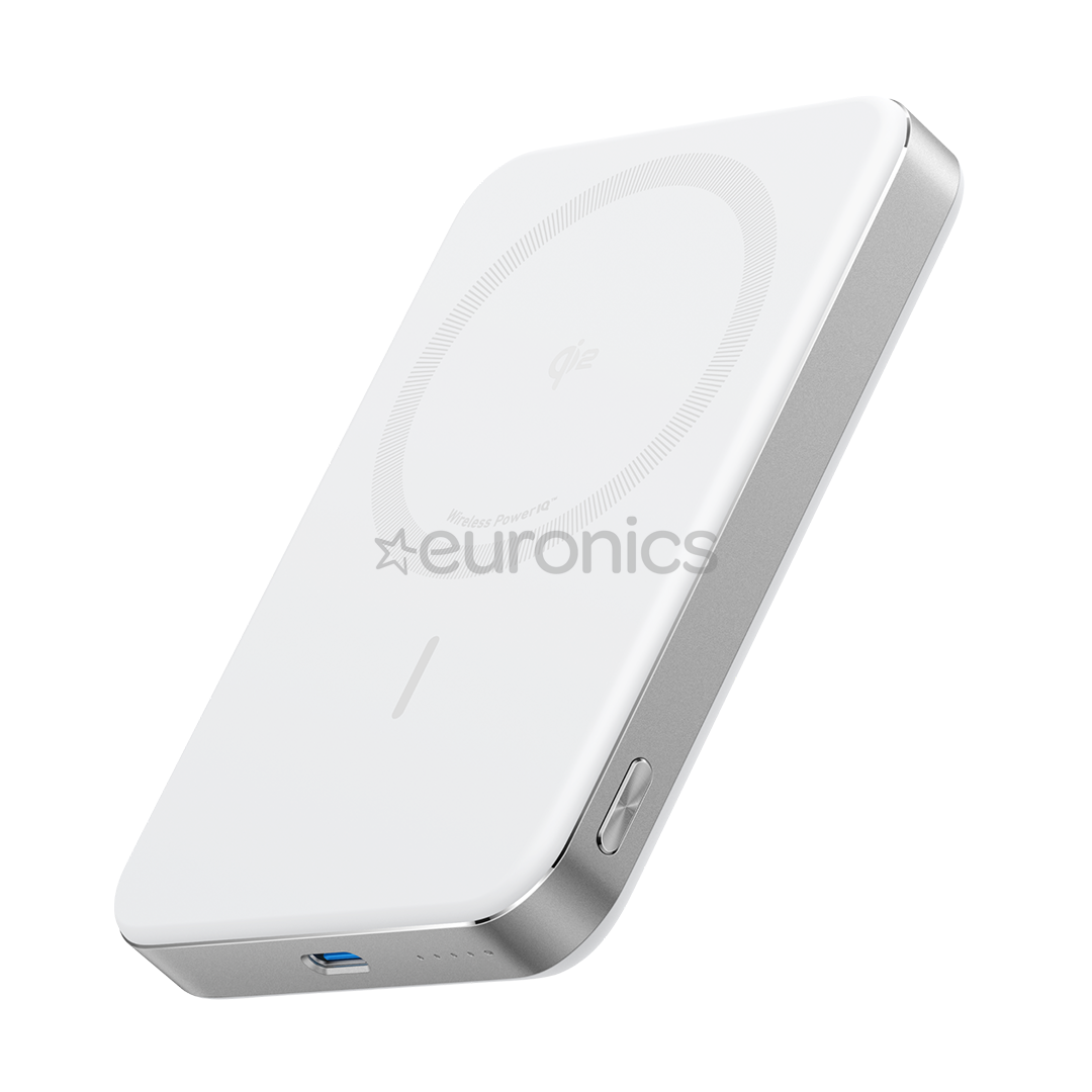 Anker MagGo Slim, 10000 mAh, aurora white - Power bank
