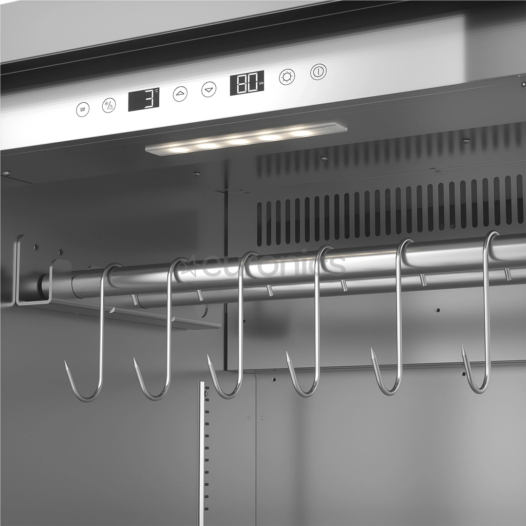 Caso DryAged Master 380 Pro, 380 л, высота 186 см, черный/нерж. сталь - Шкаф для выдержки