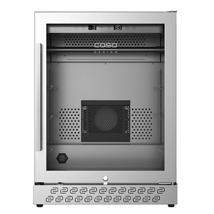 Caso DryAged Master 125, 125 л, высота 83 см, черный/нерж. сталь - Шкаф для выдержки