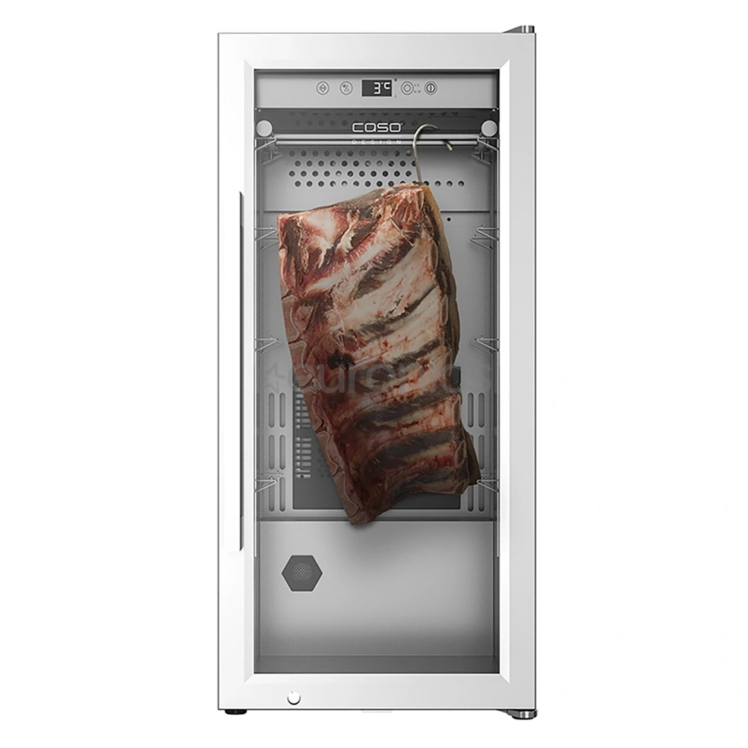 Caso DryAged Master 63, 63 L, height 88 cm, black/stainless steel - Maturing cabinet