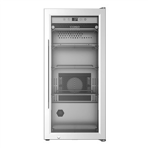 Caso DryAged Master 63, 63 L, height 88 cm, black/stainless steel - Maturing cabinet