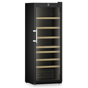 Liebherr Perfection, 284 pudeles, augstums 205 cm, melna - Vīna skapis