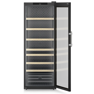 Liebherr Perfection, 284 pudeles, augstums 205 cm, melna - Vīna skapis