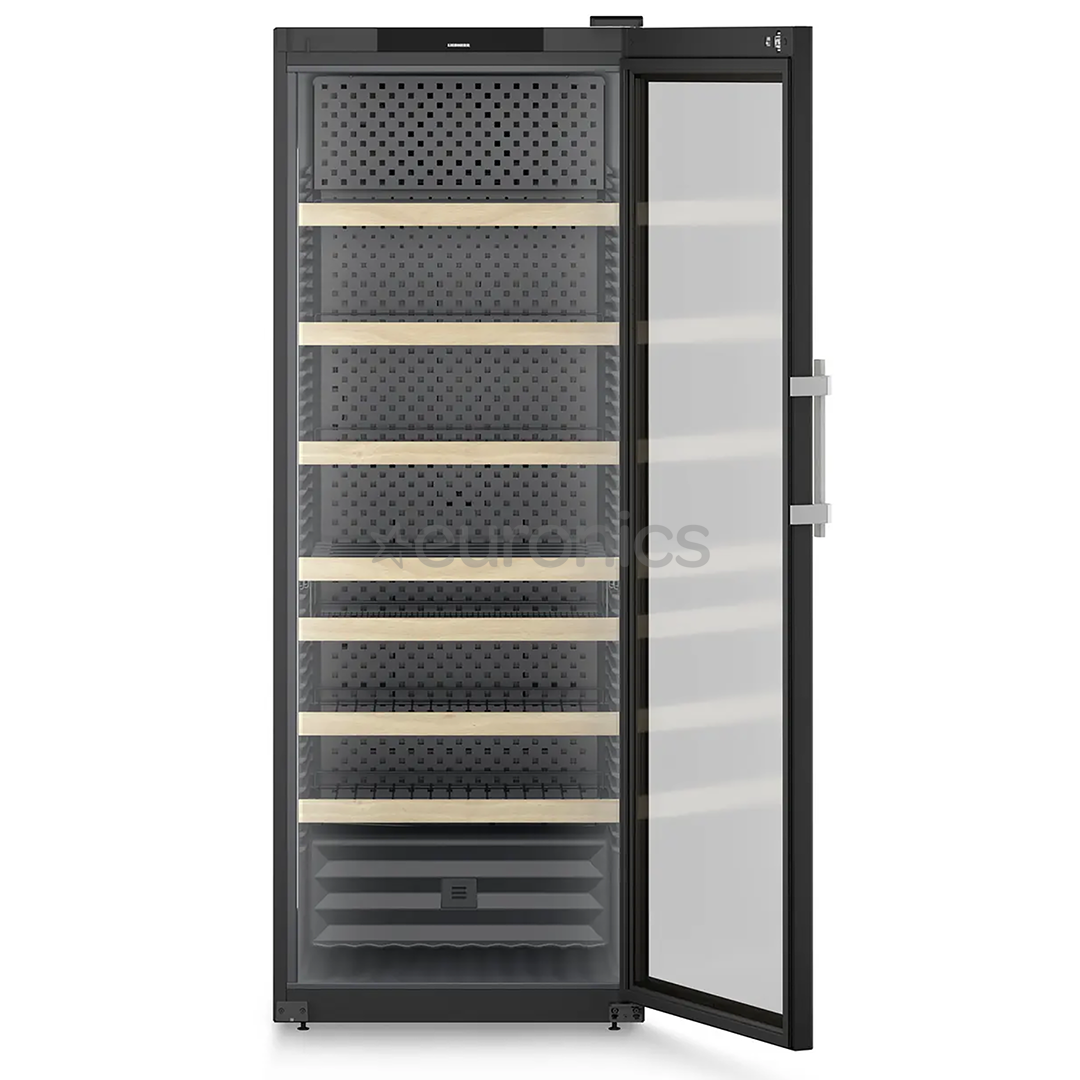 Liebherr Perfection, 284 pudeles, augstums 205 cm, melna - Vīna skapis