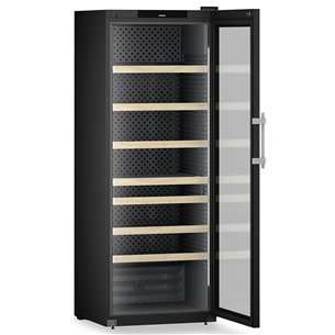 Liebherr Perfection, 284 pudeles, augstums 205 cm, melna - Vīna skapis