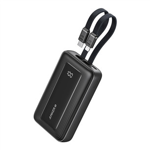 Anker Zolo Power Bank, 30 W, 10000 mAh, glossy light black - Power bank A1680G11