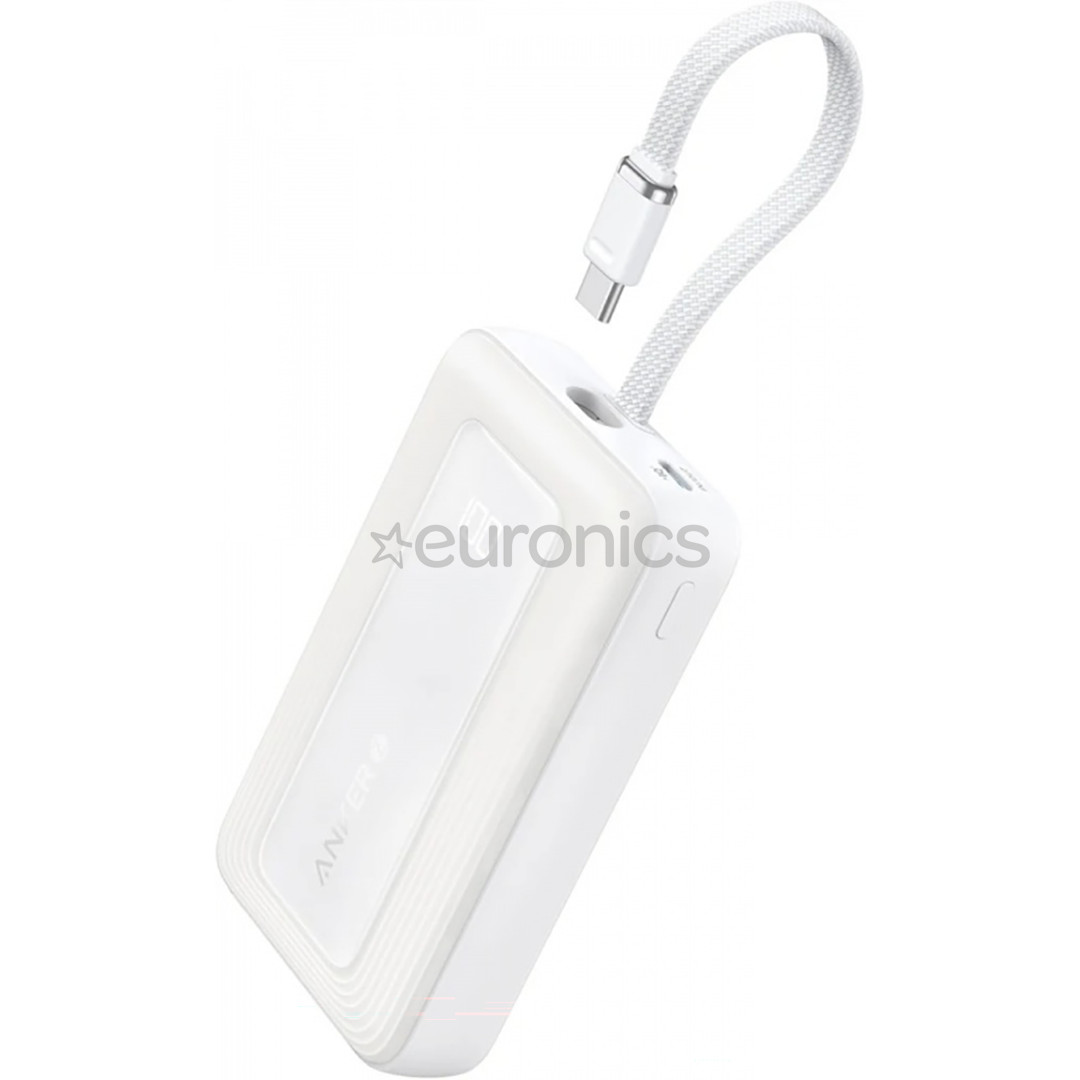 Anker Zolo Power Bank, 30 W, 10000 mAh, balta - Portatīvais barošanas avots