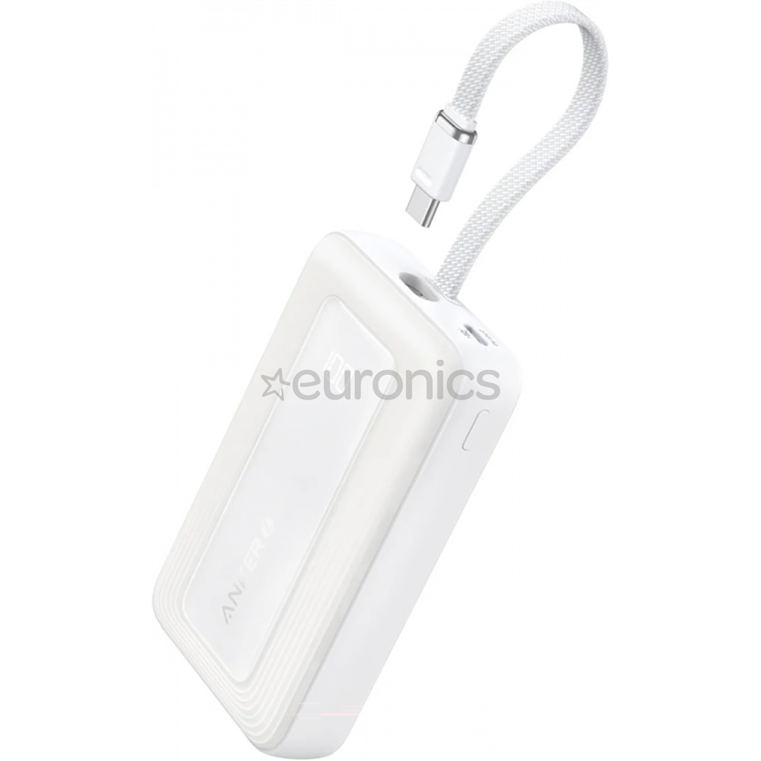 Anker Zolo Power Bank, 30 W, 10000 mAh, white - Power bank