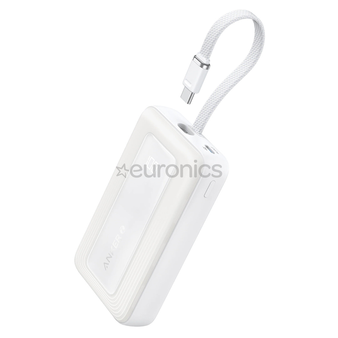 Anker Zolo Power Bank, 30 W, 20000 mAh, balta - Portatīvais barošanas avots