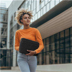 Hama Cozy, 15,6", melna - Apvalks portatīvajam datoram
