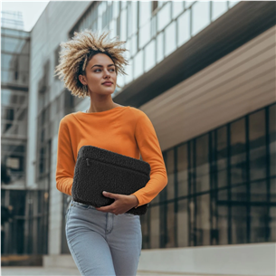 Hama Cozy, 15,6", melna - Apvalks portatīvajam datoram