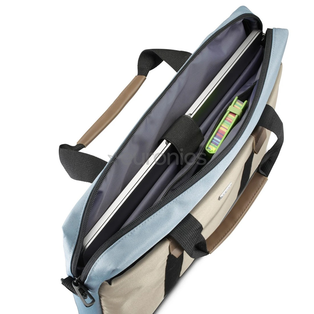 Hama Silvan, 14,1'', голубой/бежевый - Сумка для ноутбука