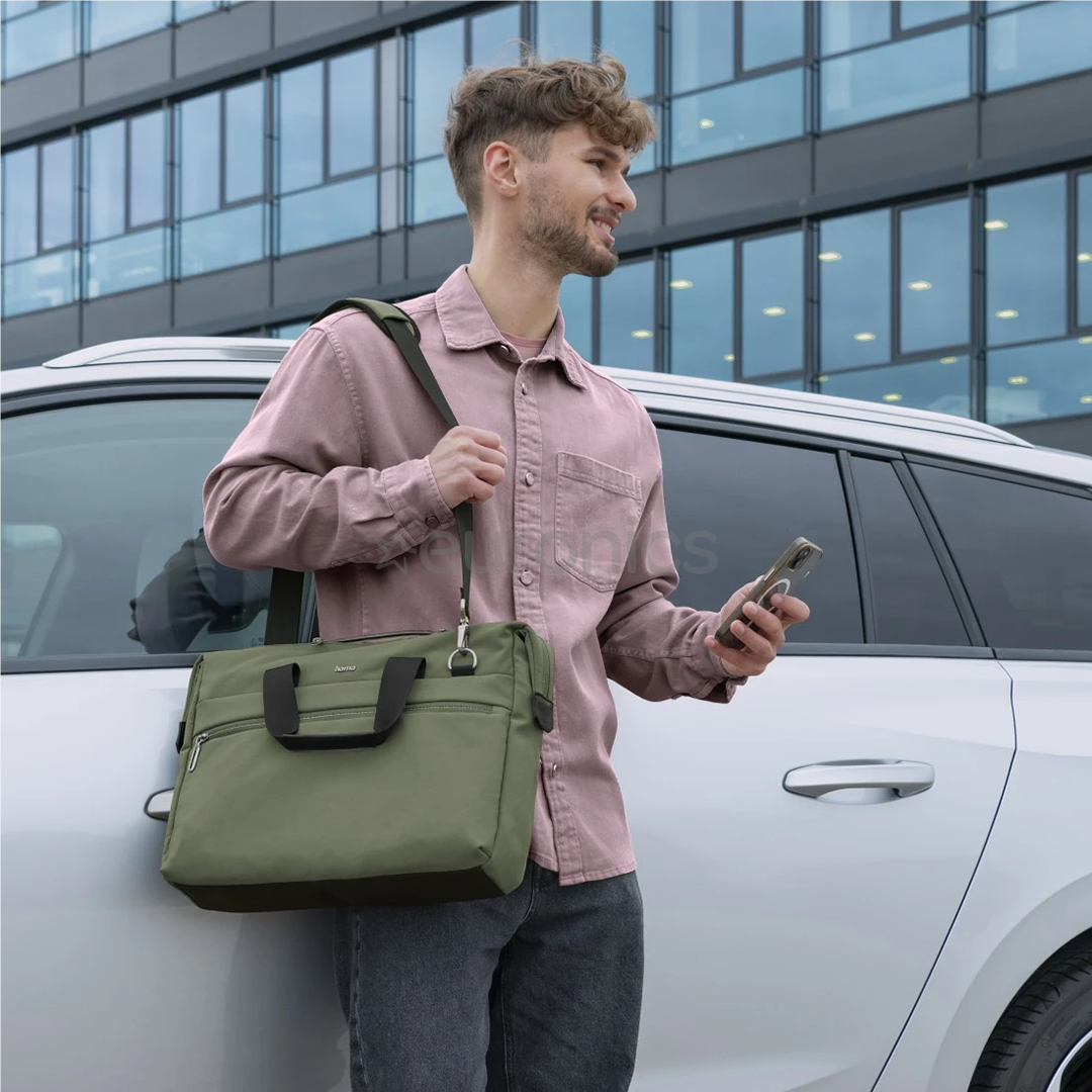 Hama Ultimate, 14,1'', zaļa - Soma portatīvajam datoram