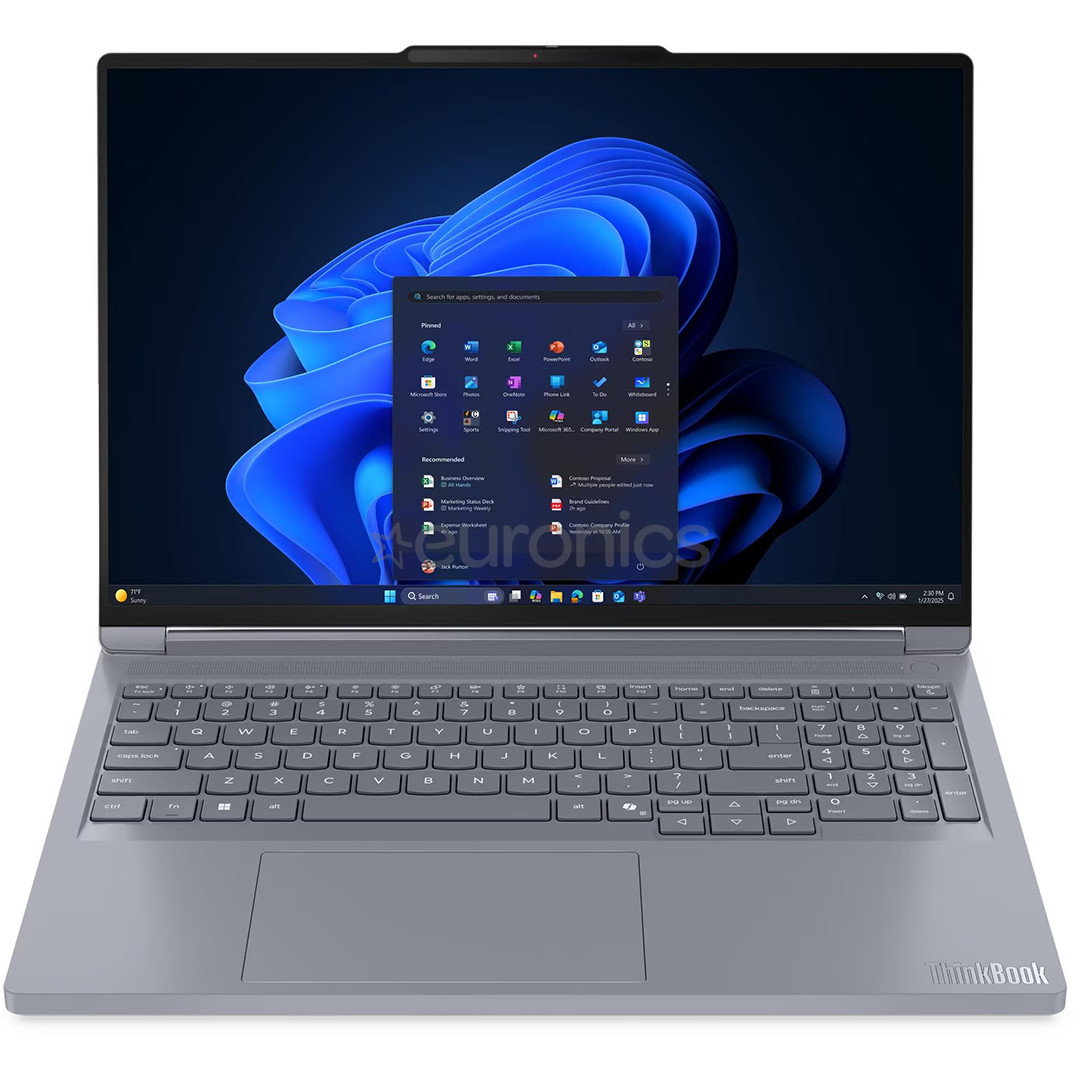 Lenovo ThinkBook 16p Gen 6, 16'', WQXGA, Ryzen 9, 32 GB, 1 TB, RTX 5060, W11P, ENG, luna grey - Notebook