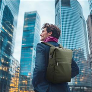 Hama Ultimate, 16,2'', zaļa - Mugursoma portatīvajam datoram