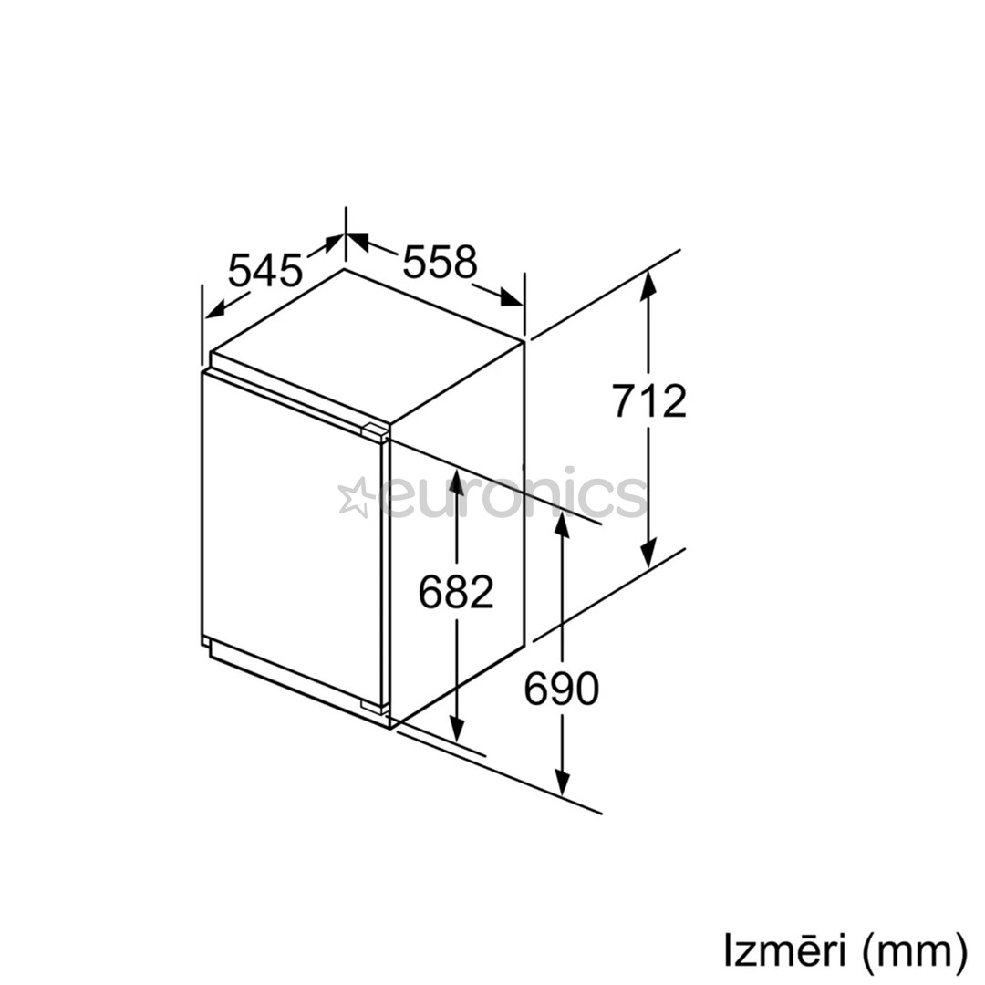 Bosch, 72 L, height 72 cm - Built-in Freezer