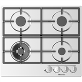 Hisense, platums 60 cm, nerūsējošā tērauda - Iebūvējama gāzes plīts virsma