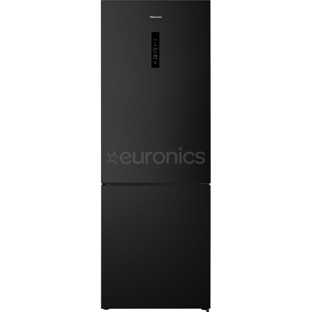 Hisense, NoFrost, 495 L, augstums 200 cm, melna - Ledusskapis RB645N4BFE