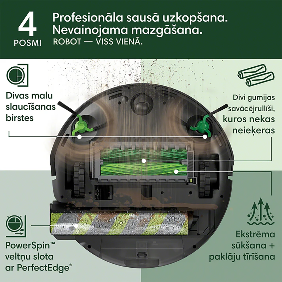 iRobot Roomba® Max 705 Combo, сухая и влажная уборка, черный - Робот-пылесос
