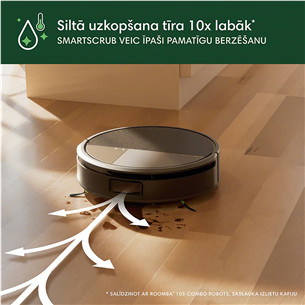 iRobot Roomba® Max 705 Combo, Wet & Dry, melna - Robots putekļu sūcējs