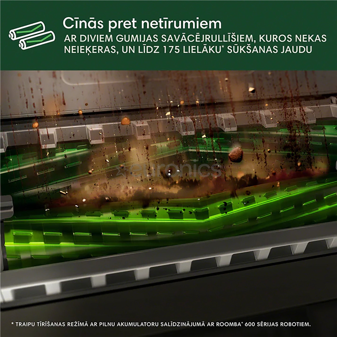 iRobot Roomba® Max 705 Combo, Wet & Dry, melna - Robots putekļu sūcējs