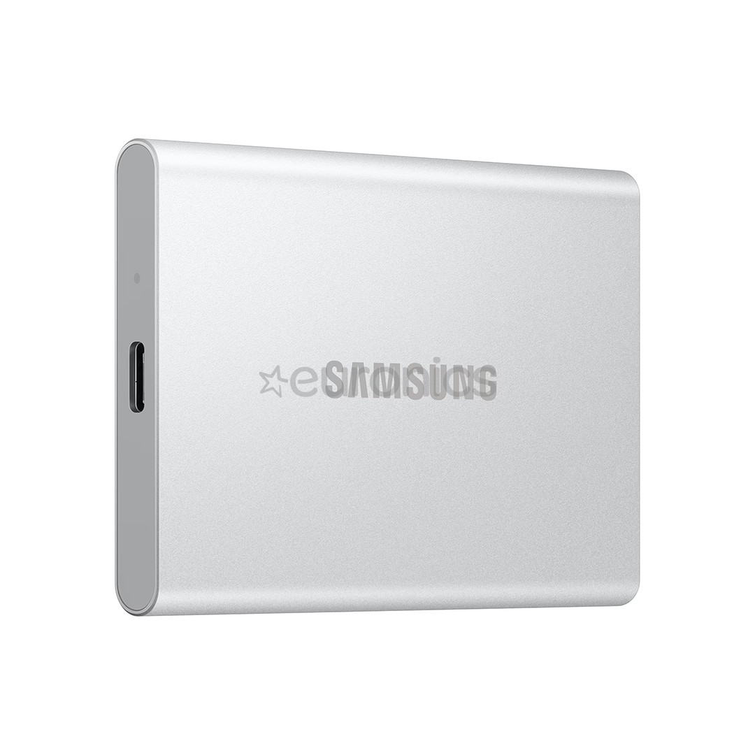 Samsung Portable SSD T7 Resurrected, 1 TB, USB 3.2 Gen 2, silver - External SSD