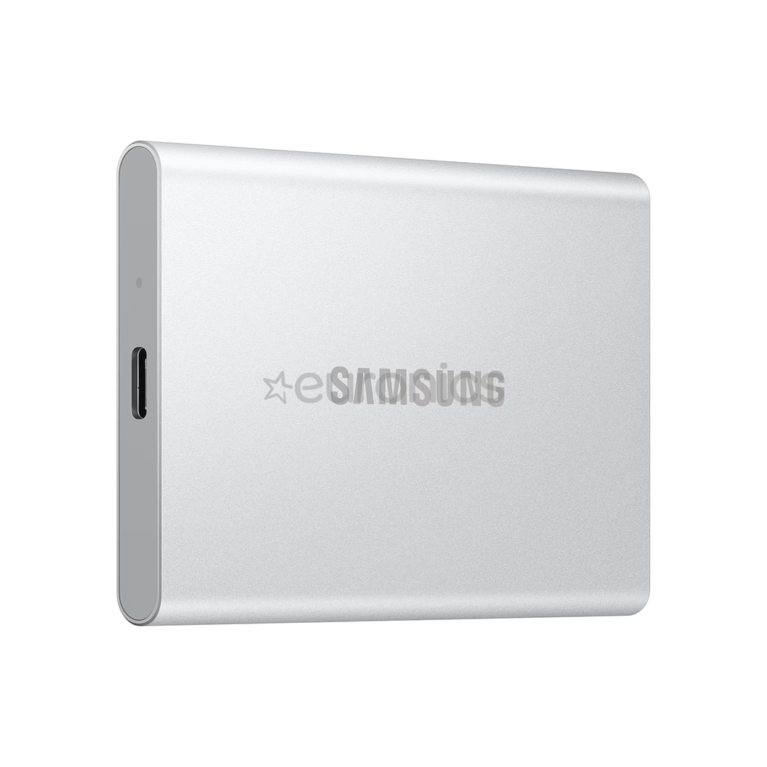 Samsung Portable SSD T7 Resurrected, 1 ТБ, USB 3.2 Gen 2, серебристый - Внешний накопитель SSD