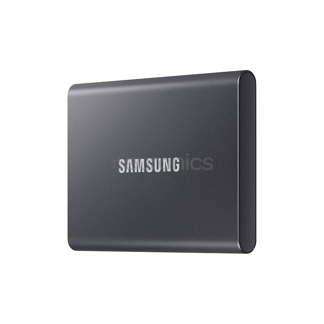 Samsung Portable SSD T7, 4 TB, USB 3.2 Gen 2, серый - Внешний накопитель SSD