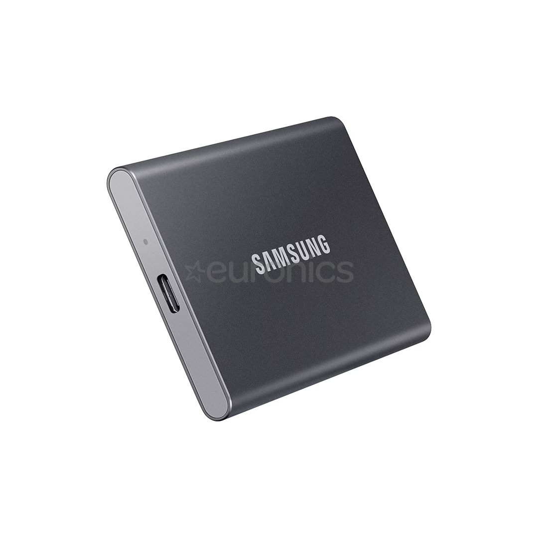 Samsung Portable SSD T7, 4 TB, USB 3.2 Gen 2, серый - Внешний накопитель SSD