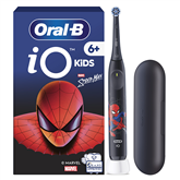 Braun Oral-B iO Kids, Marvel Spiderman, melna - Elektriskā zobu birste + ceļojuma futrālis