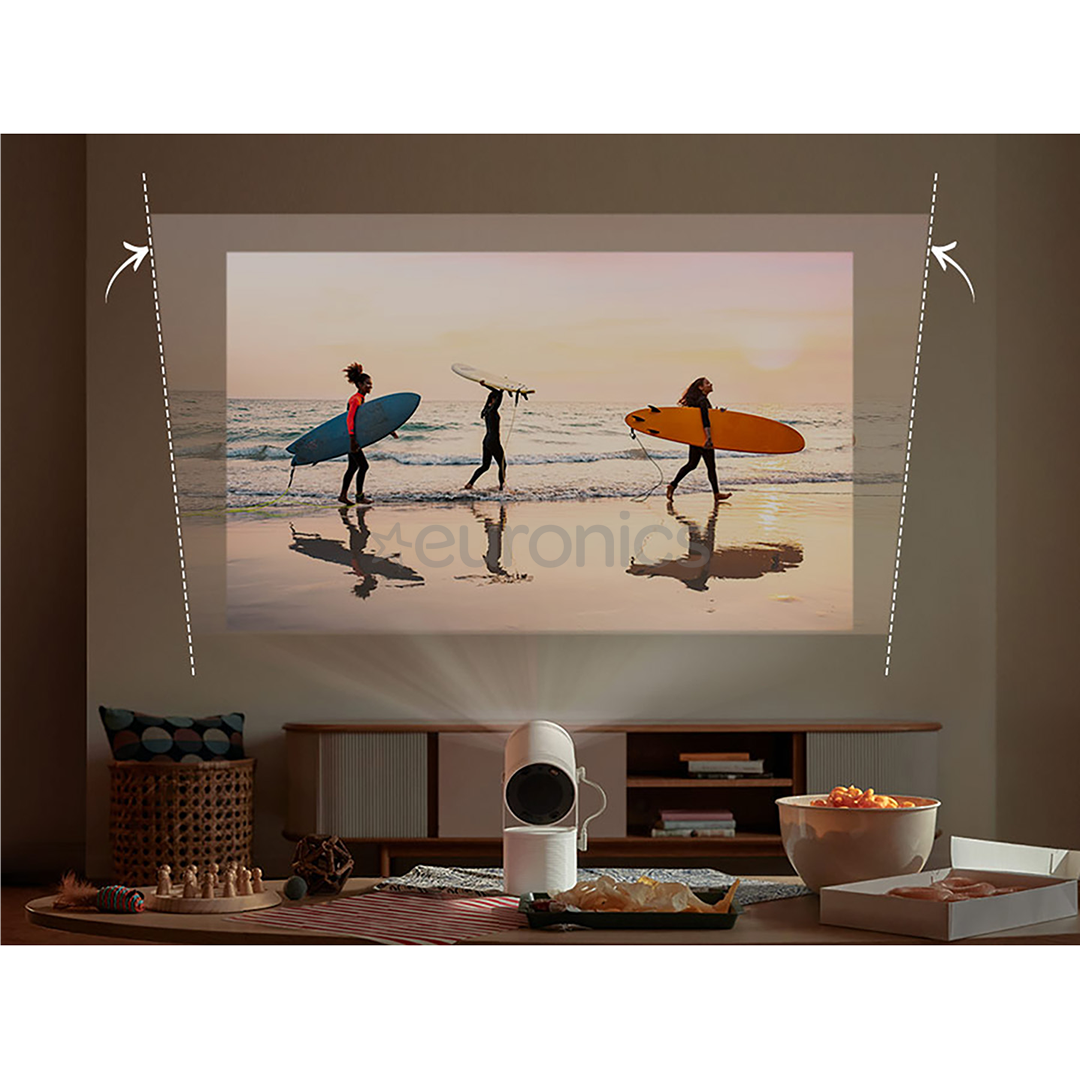 Samsung The Freestyle (Gen 2), 30-100", white/pink - Smart projector bundle