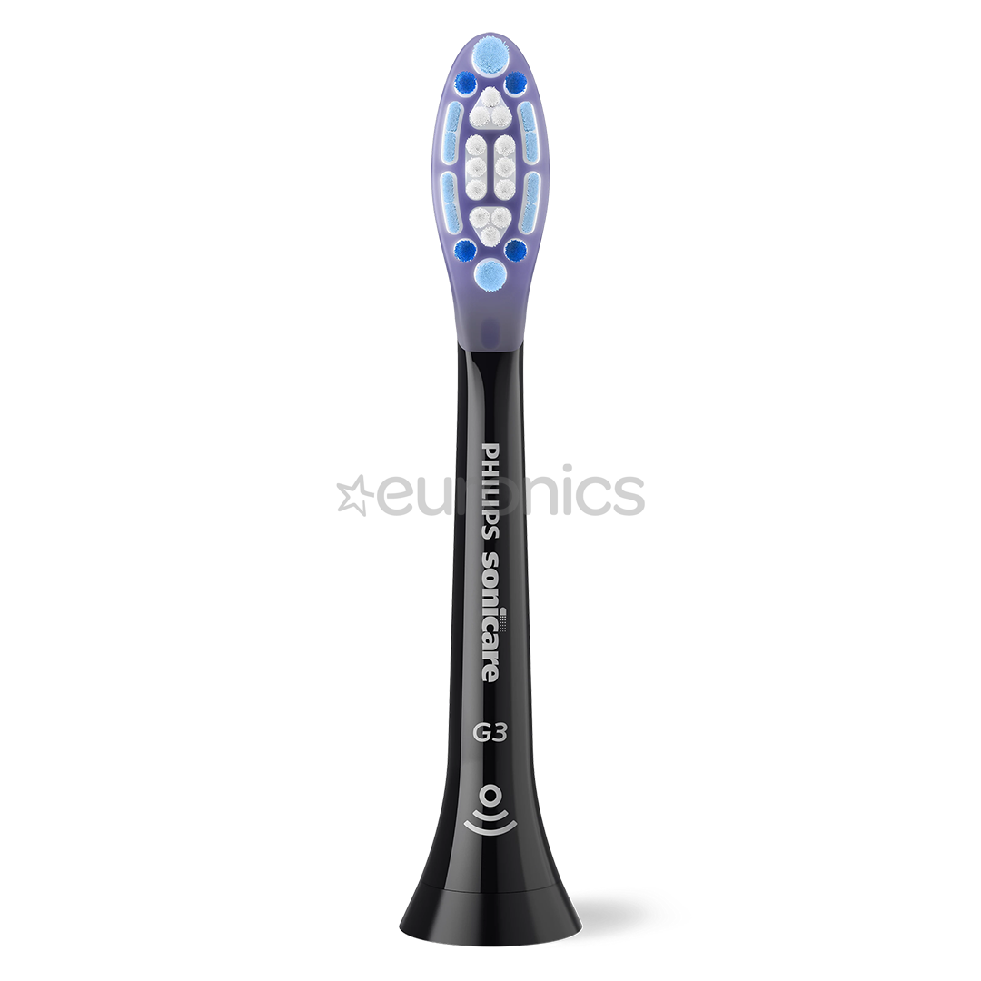 Philips Premium Gum Care, 4 gab., melna - Uzgaļi elektriskajai zobu birstei