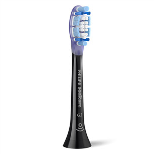 Philips Premium Gum Care, 4 gab., melna - Uzgaļi elektriskajai zobu birstei