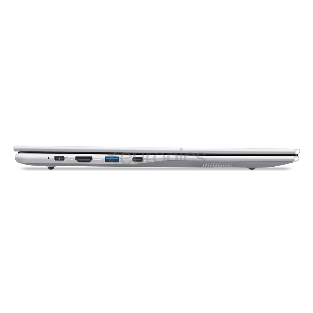 Acer Aspire Lite 16, 16'', WUXGA, Core 5, 16 GB, 512 GB, ENG, sudraba - Portatīvais dators