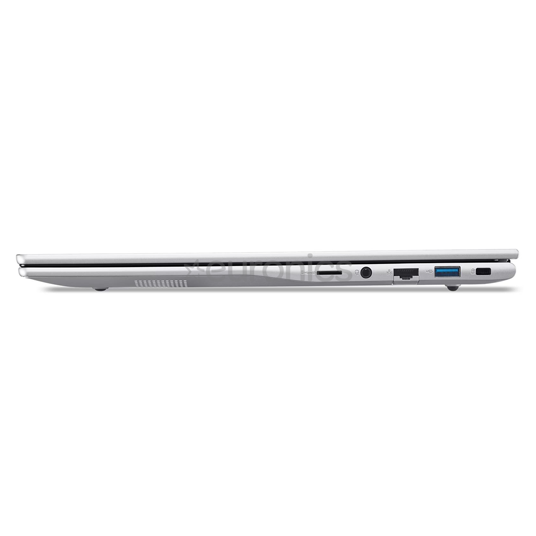 Acer Aspire Lite 16, 16'', WUXGA, Core 5, 16 GB, 512 GB, ENG, sudraba - Portatīvais dators