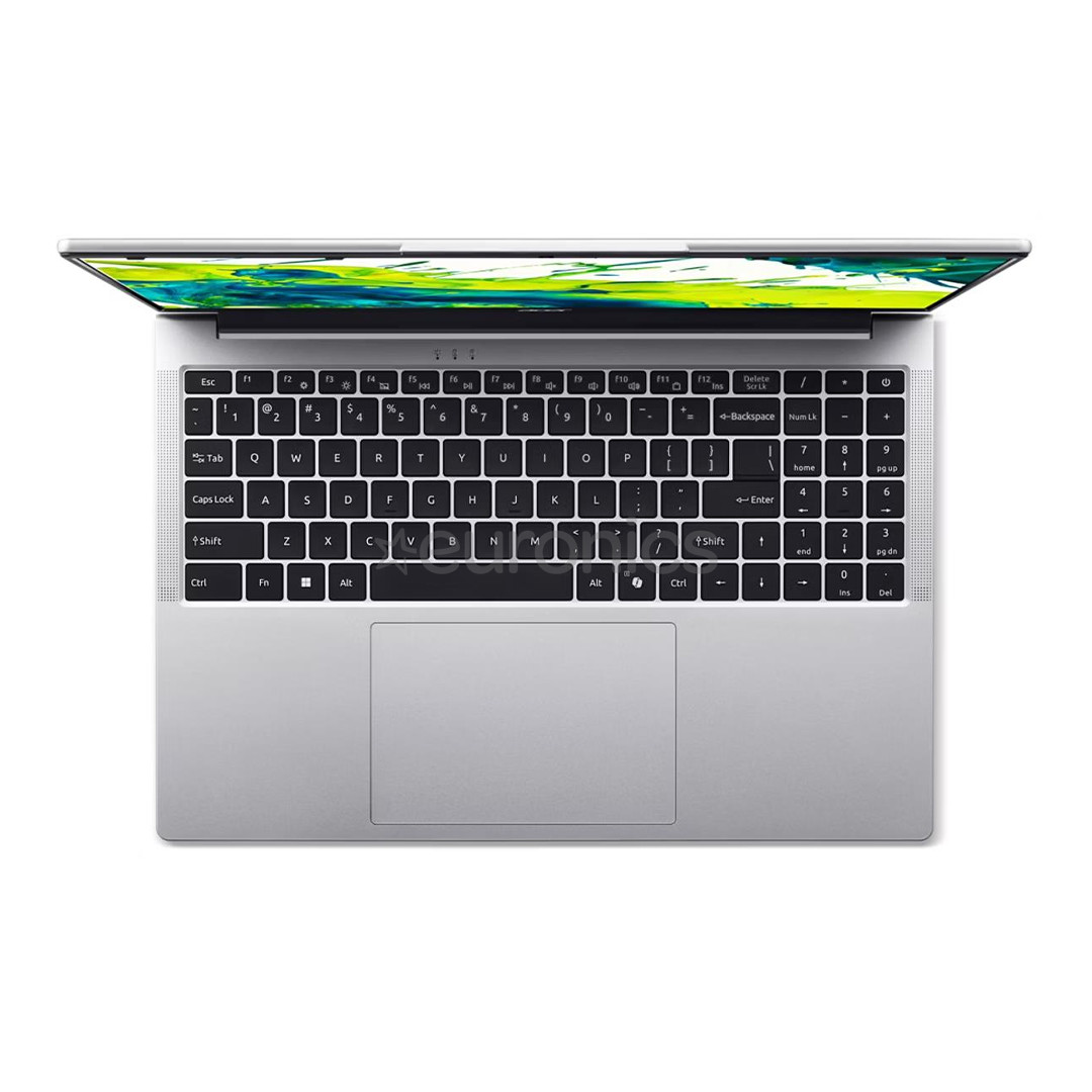 Acer Aspire Lite 16, 16'', WUXGA, Core 5, 16 GB, 512 GB, ENG, sudraba - Portatīvais dators