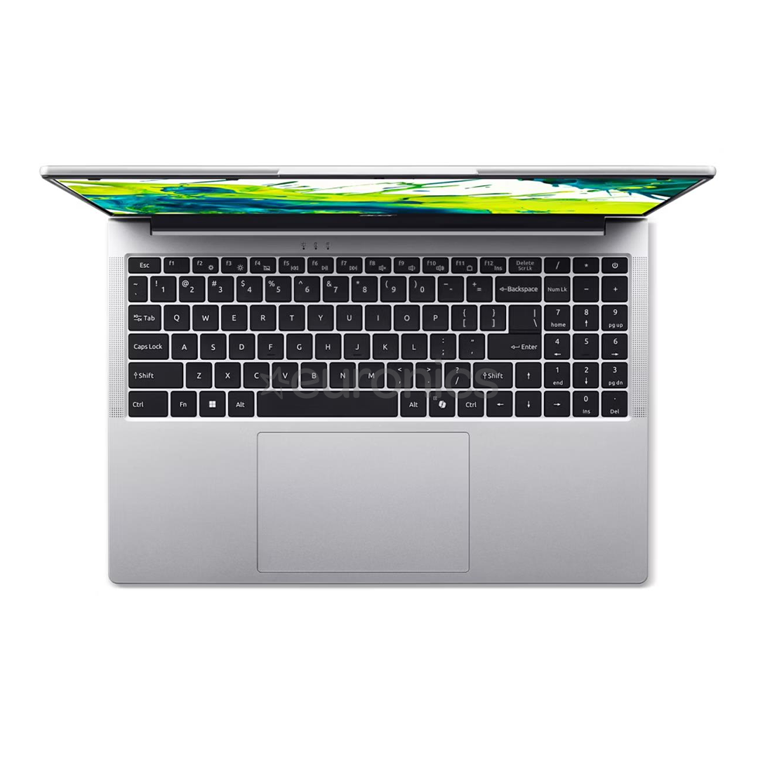 Acer Aspire Lite 16, 16'', WUXGA, Core 5, 16 GB, 512 GB, ENG, sudraba - Portatīvais dators