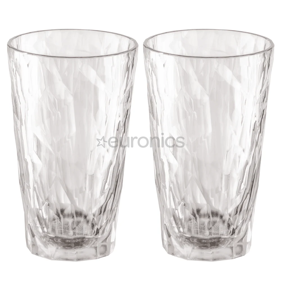 Koziol, Superglas CLUB No. 6, 300 ml, set of 2 - Drinking glasses
