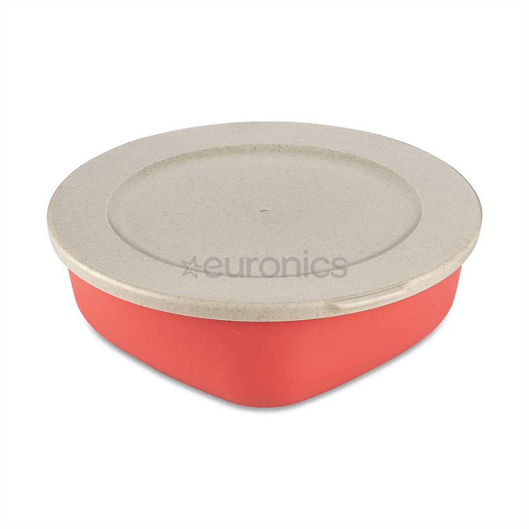 Koziol CONNECT BOX 1.3 L, coral - Box with lid