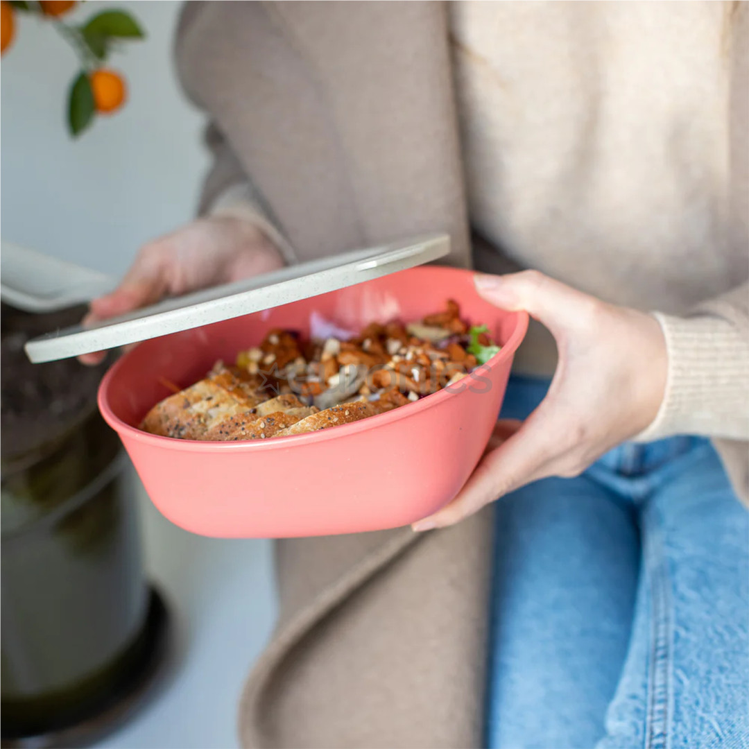 Koziol CONNECT BOX 1.3 L, coral - Box with lid