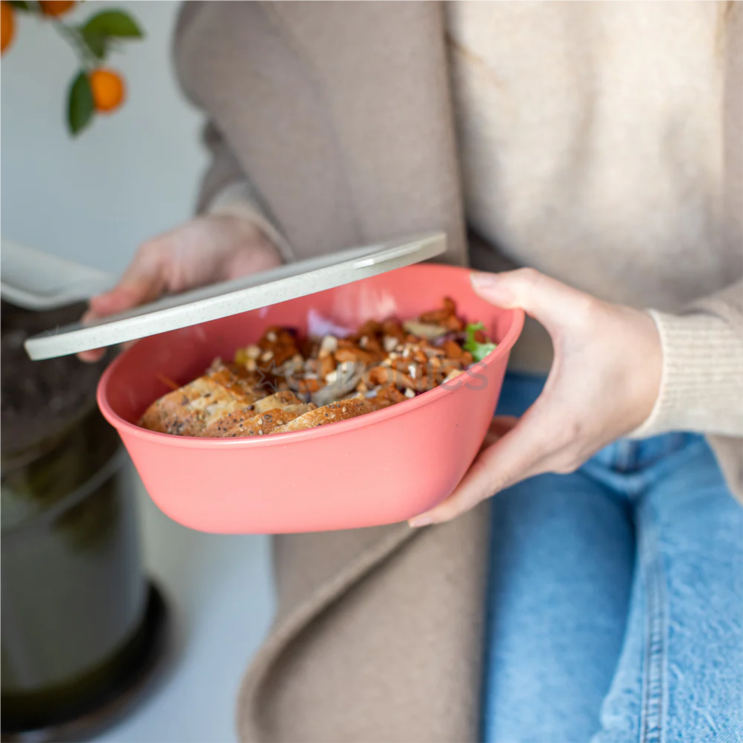 Koziol CONNECT BOX 1.3 L, coral - Box with lid