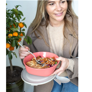 Koziol CONNECT BOX 1.3 L, coral - Box with lid