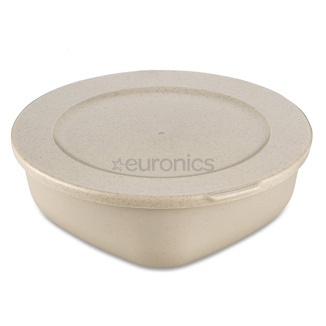 Koziol CONNECT BOX 1.3 L, light brown - Box with lid