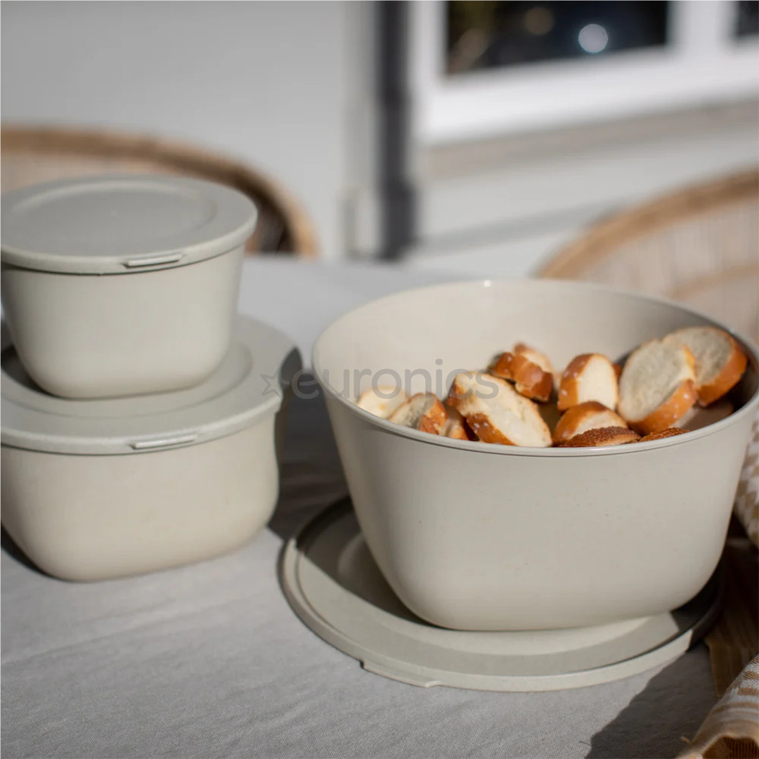 Koziol CONNECT BOX SET STOCKHOLM, 3 gab., gaiši brūna - Trauku komplekts