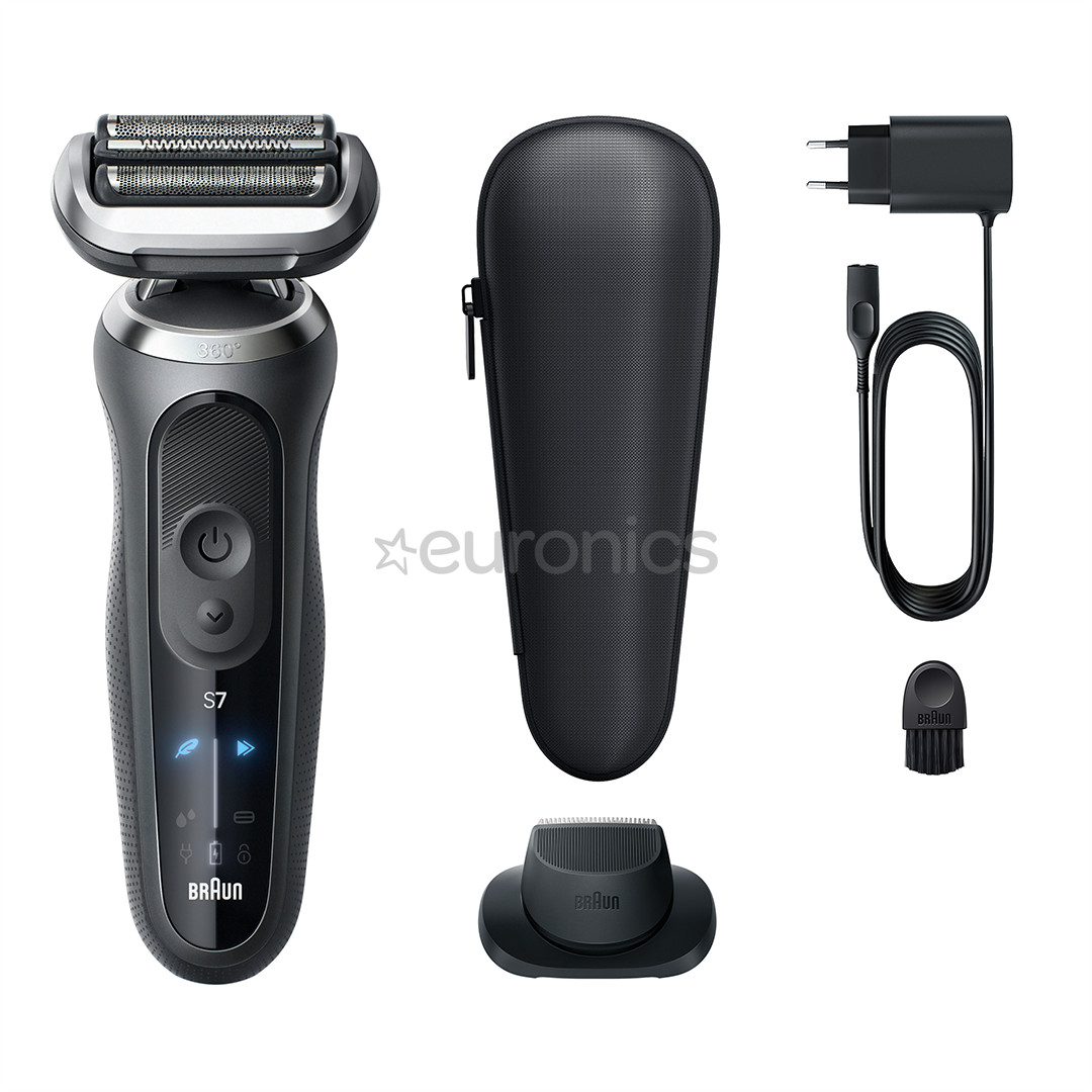 Braun, series 7, Wet & Dry, grey - Shaver