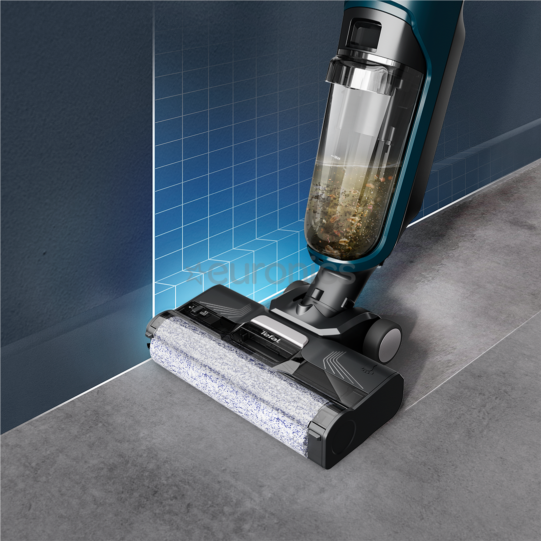 Tefal X-Clean 2, 2-in-1, сухая и влажная уборка, зеленый - Беспроводной пылесос для твердых полов