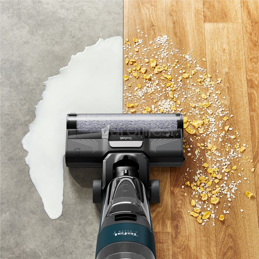 Tefal X-Clean 2, 2-in-1, сухая и влажная уборка, зеленый - Беспроводной пылесос для твердых полов