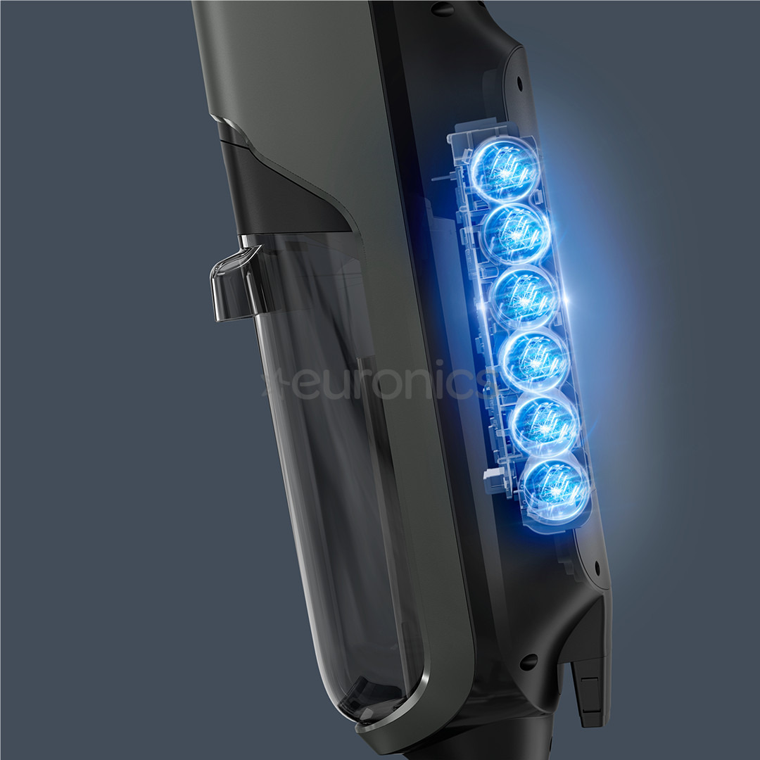 Tefal X-Clean 4, Wet & Dry, pelēka - Bezvadu putekļu sūcējs